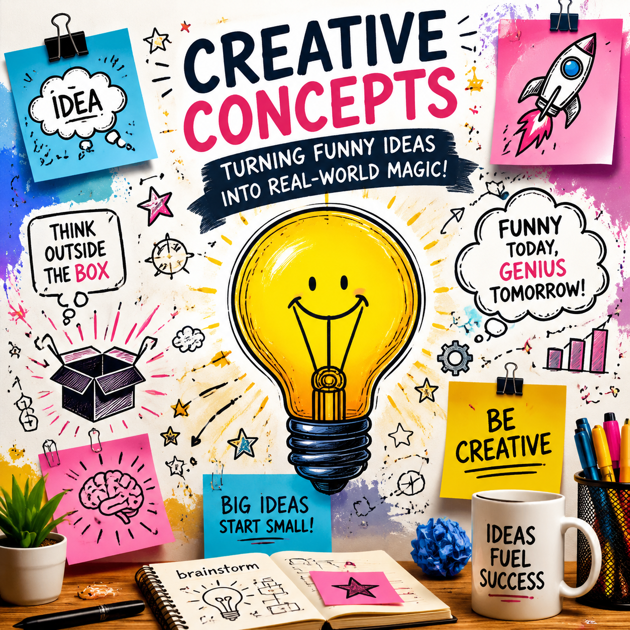 Creative Concepts Gone Wild: Funny Ideas That Actually Work!
