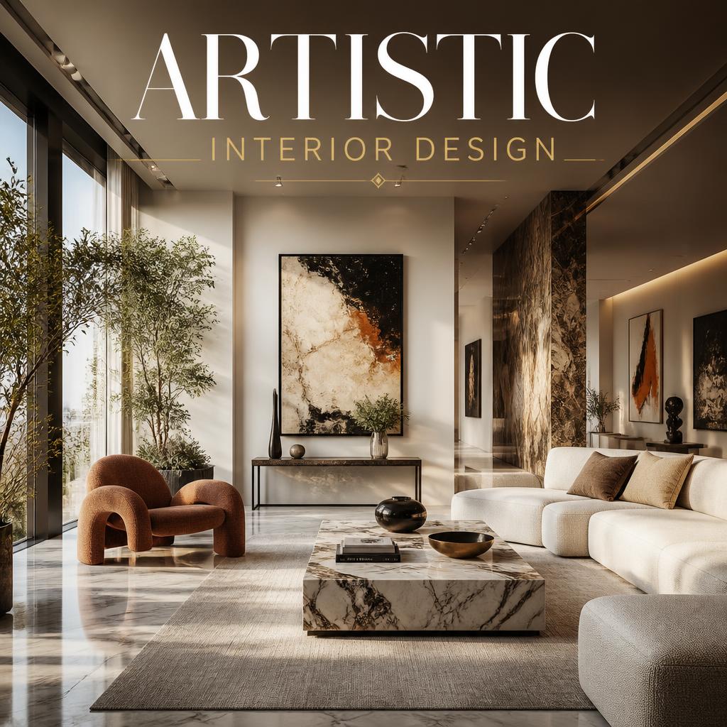 Artistic Interior Design: Transforming Living Spaces Into Creative and Inspiring Environments
